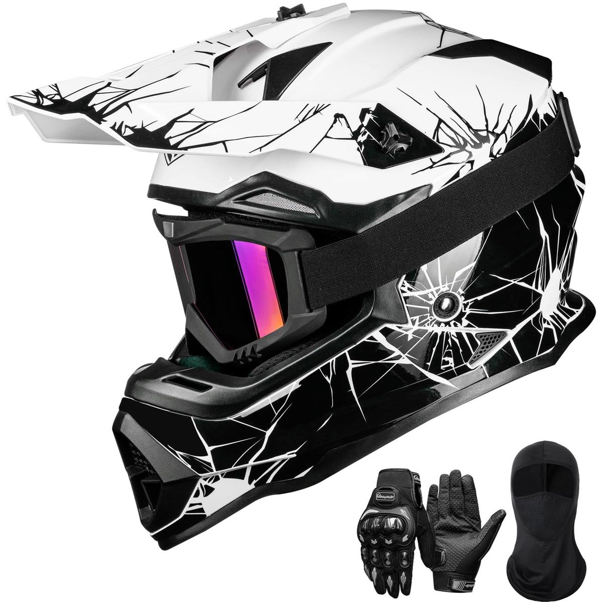 DOT Approved Full Face Motocross Helmet K932