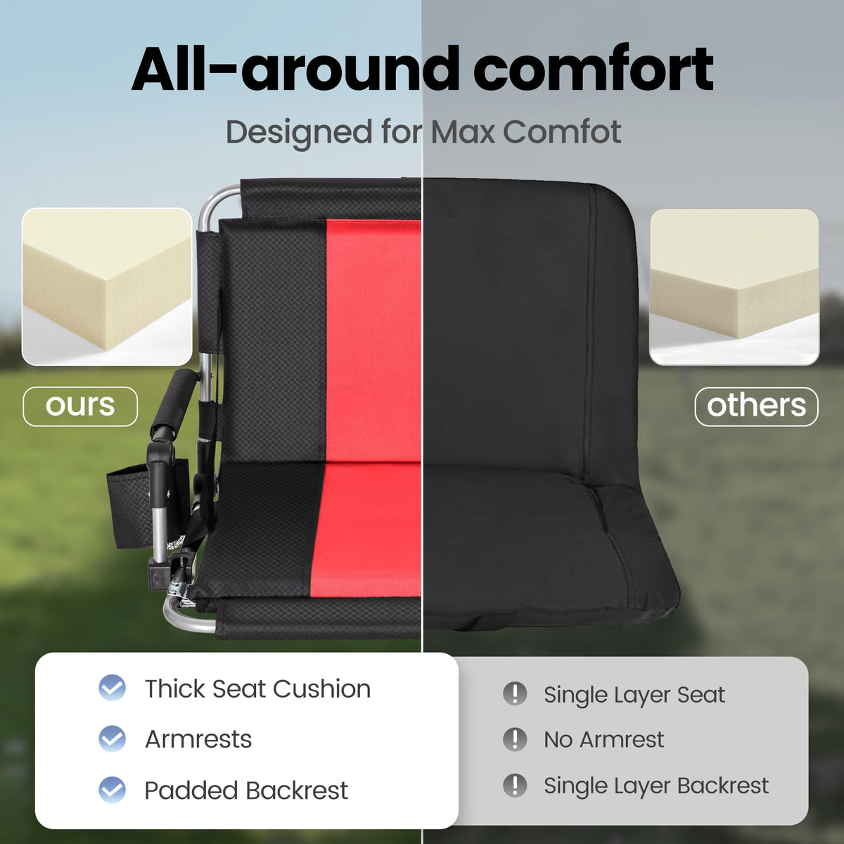 Stadium Seats with Back Support L282642