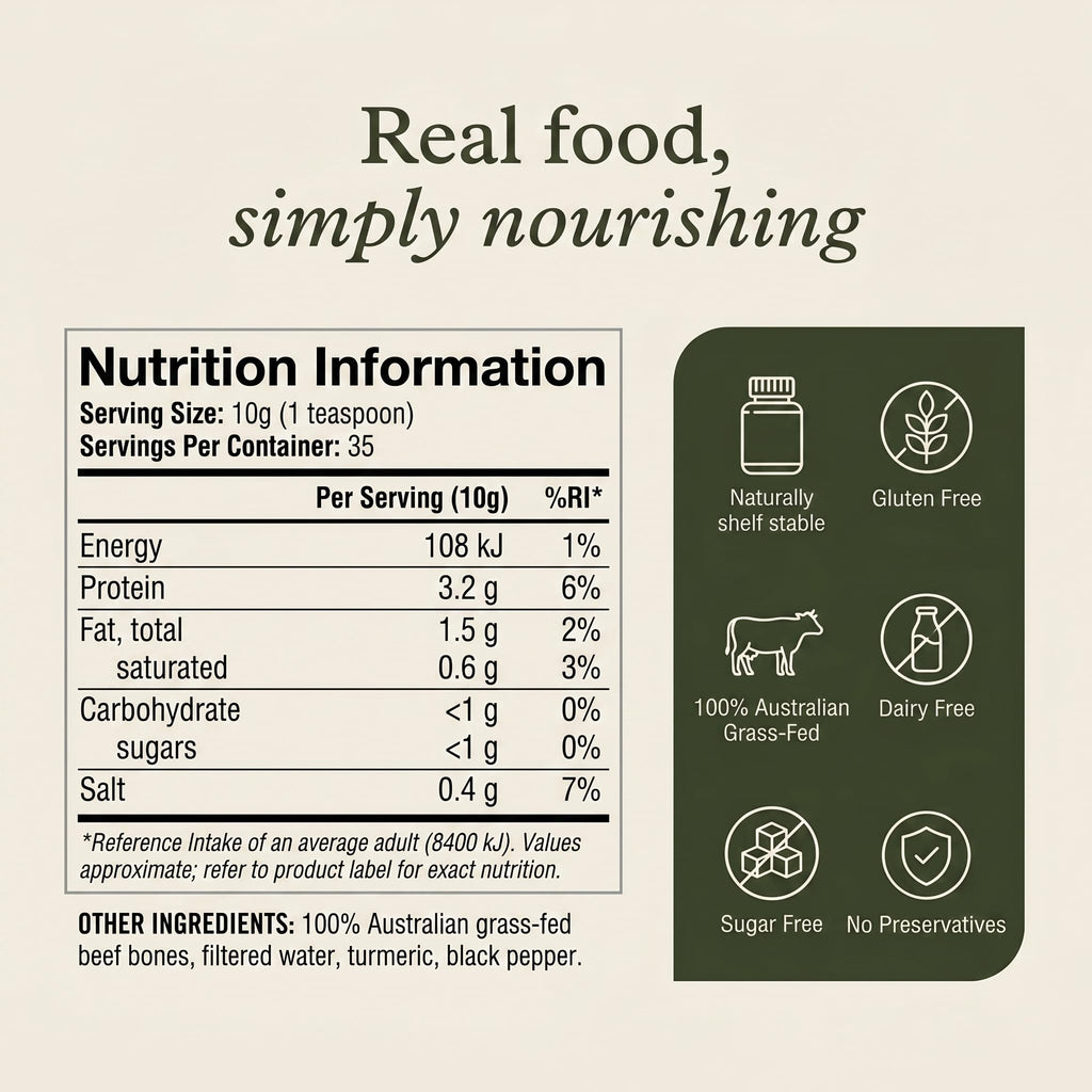 Grass Fed Beef Bone Broth Concentrate B4618