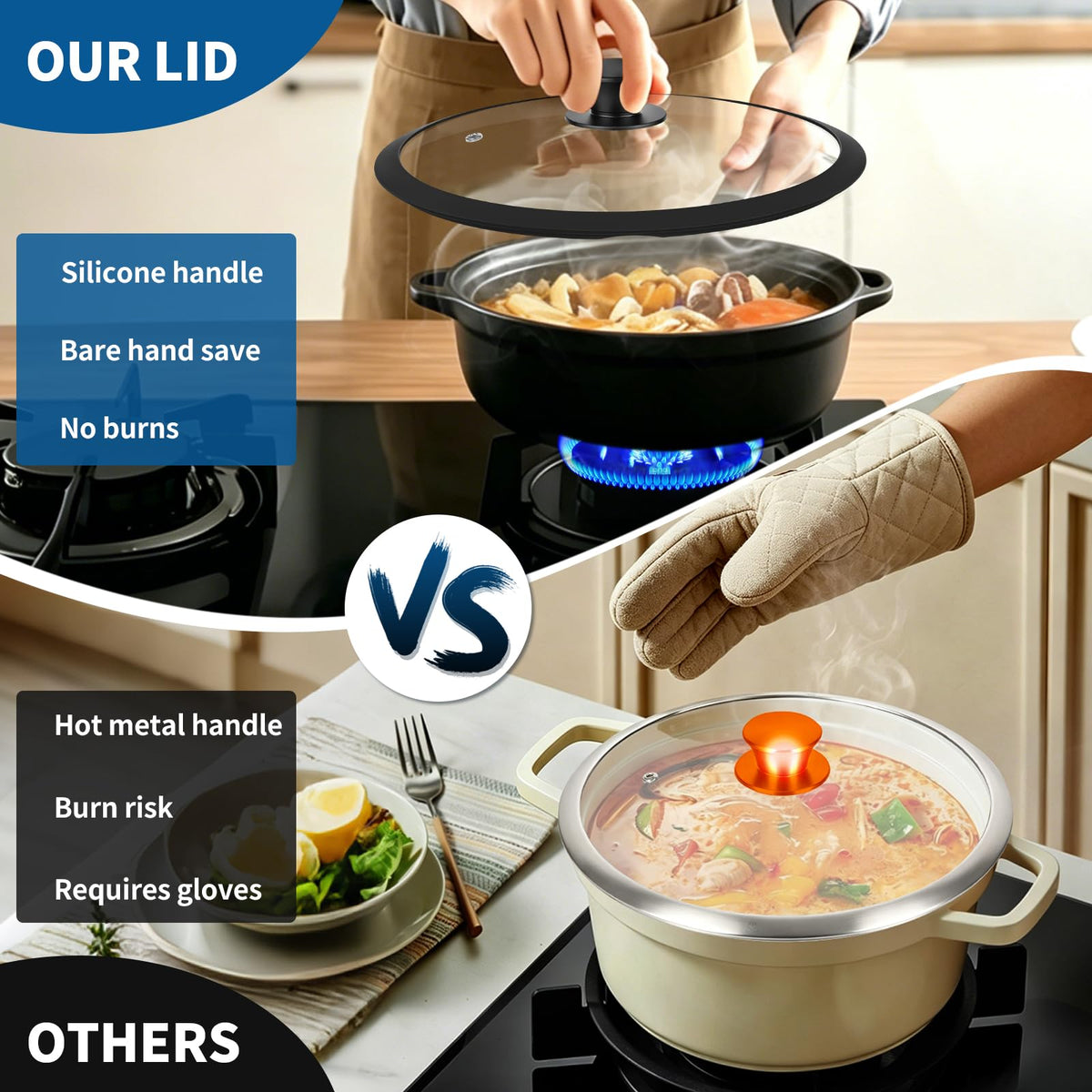 10 Inch Tempered Glass Pan Lid P72466