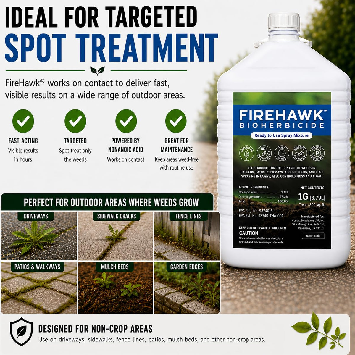1 Gallon Ready to Use Bioherbicide Refill P628