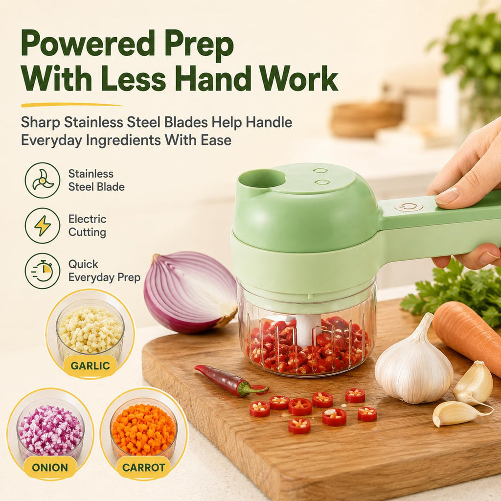 4 in 1 Handheld Electric Food Chopper T441