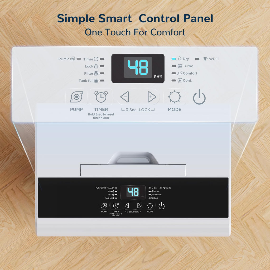 50 Pint Smart Dehumidifier with Pump R4295