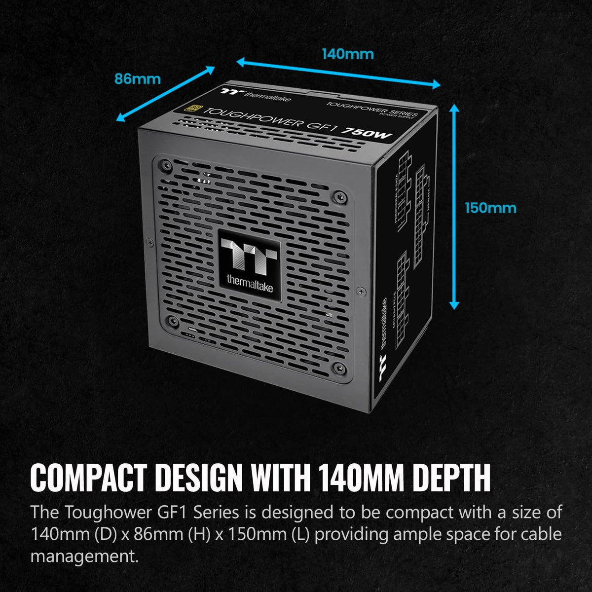 Fully Modular ATX 750W Power Supply 80 Plus Gold B30078