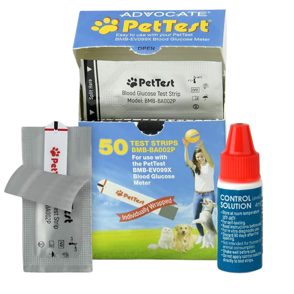 Blood Glucose 50 Test Strips for Dogs & Cats U950869