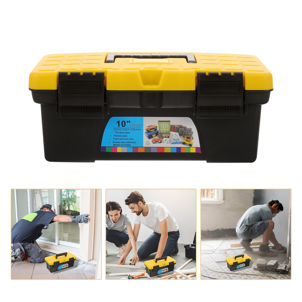 10 Inch Plastic Tool Box Organizer E66319