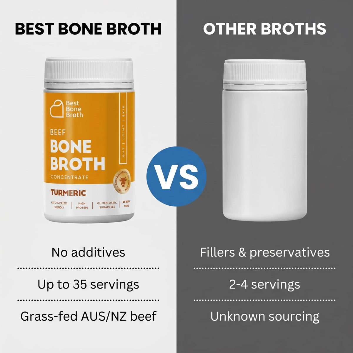 Grass Fed Beef Bone Broth Concentrate B4618