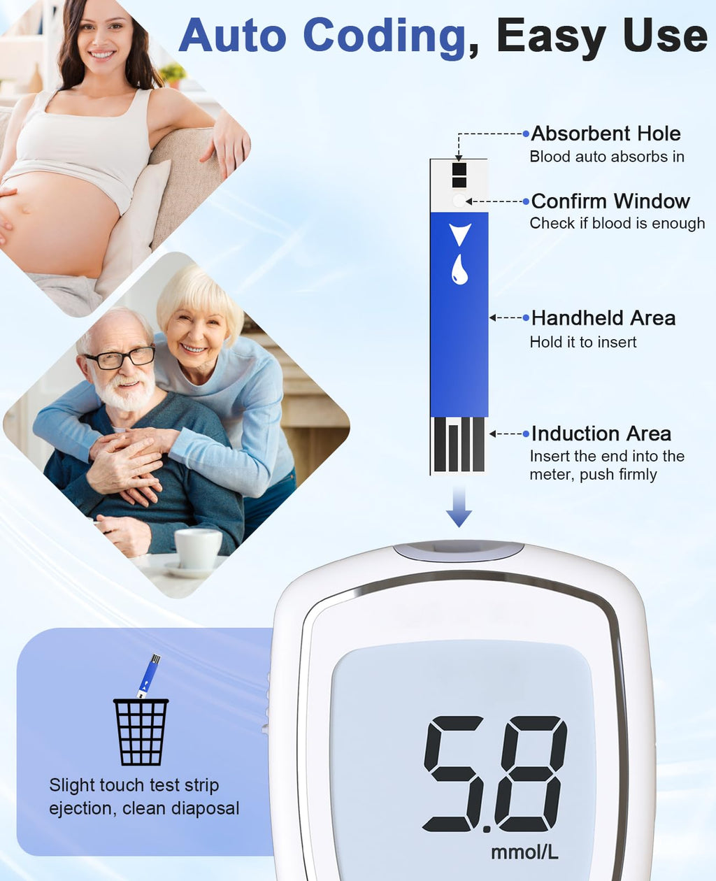 Blood Glucose Test Strips 100 Count B251009