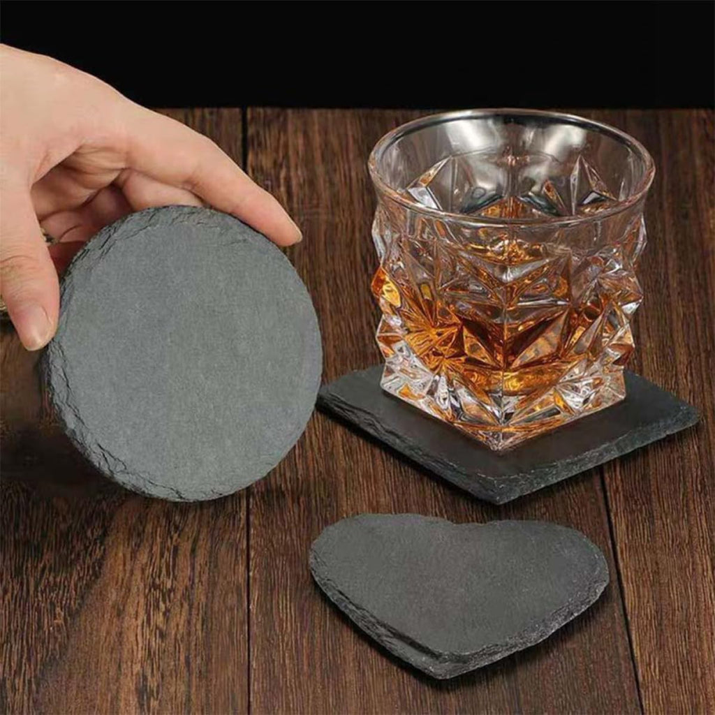 Natural Stone Coasters Set 12pcs F4188
