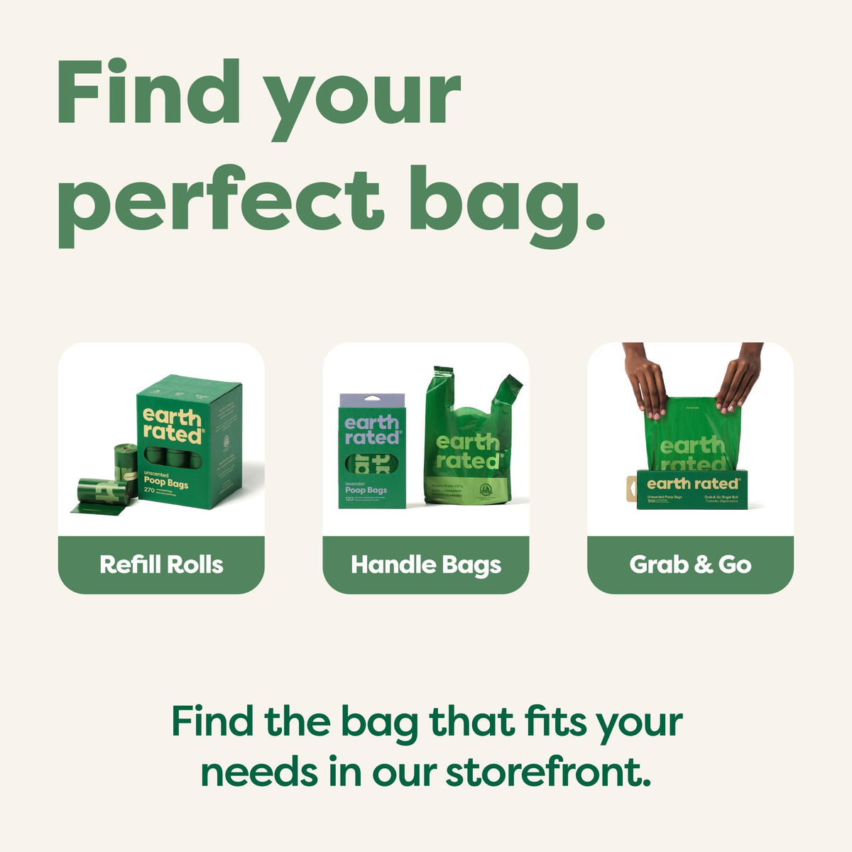 Dog Poop Bags on Refill Rolls, 270 Bags, Lavender F686