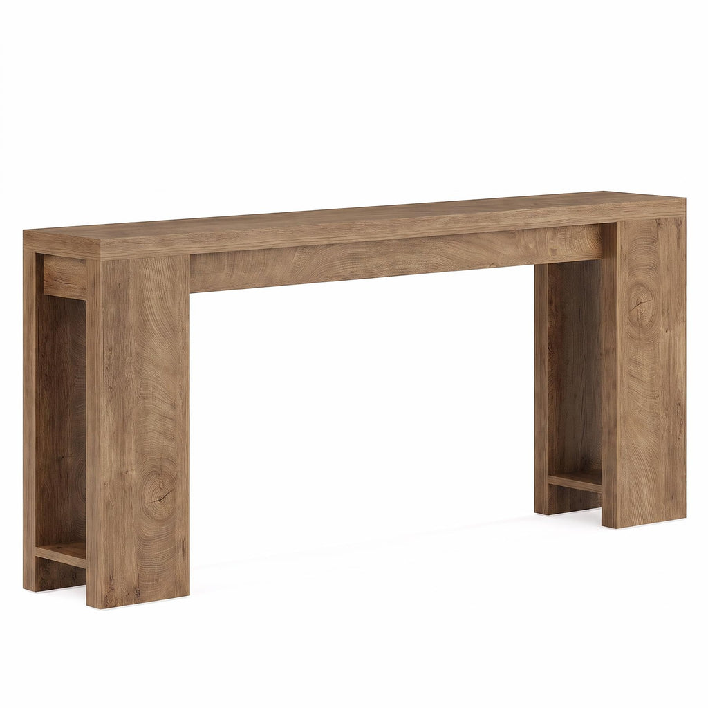 70.9-Inch Light Brown Console Table E92633