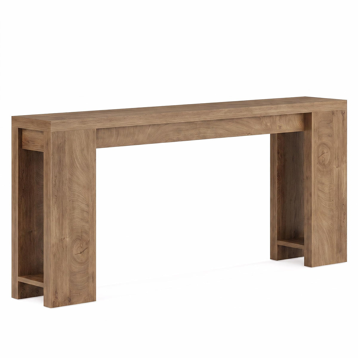 70.9-Inch Light Brown Console Table E92633