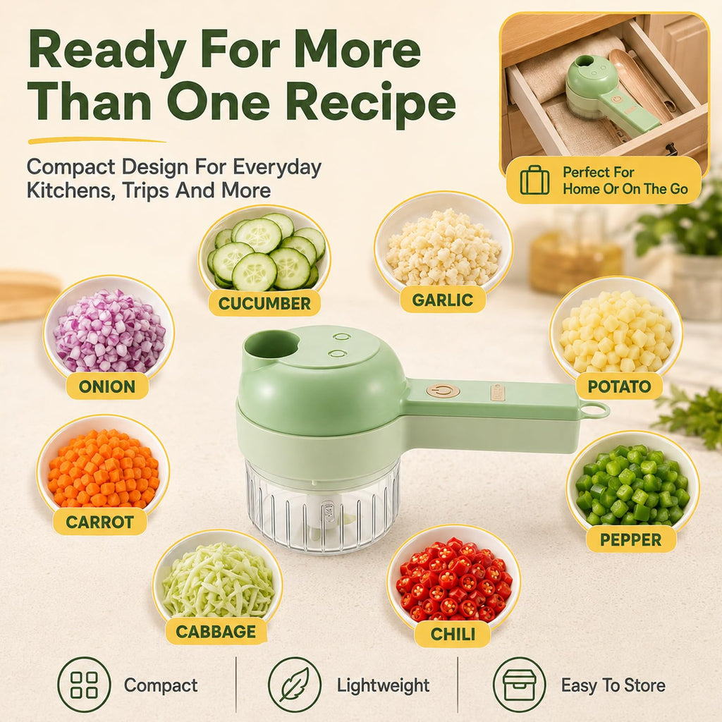 4 in 1 Handheld Electric Food Chopper T441