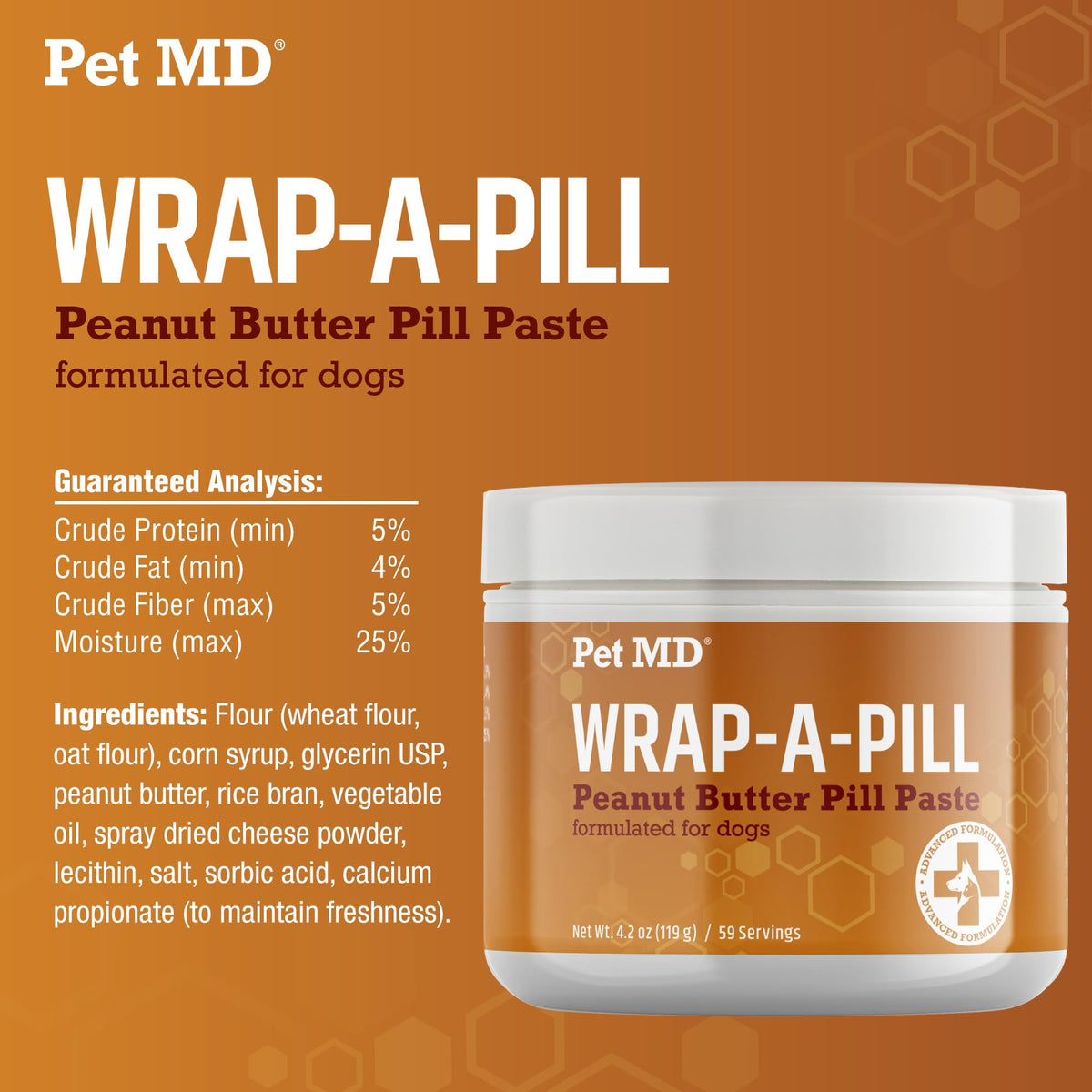 Bone Broth Powder Supplement & Peanut Butter Flavor Pill Paste M484