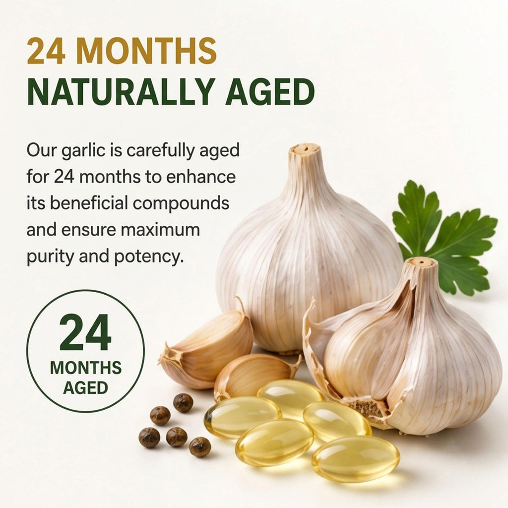 Odorless Aged Garlic Extract Supplement, 300 Softgels E6303