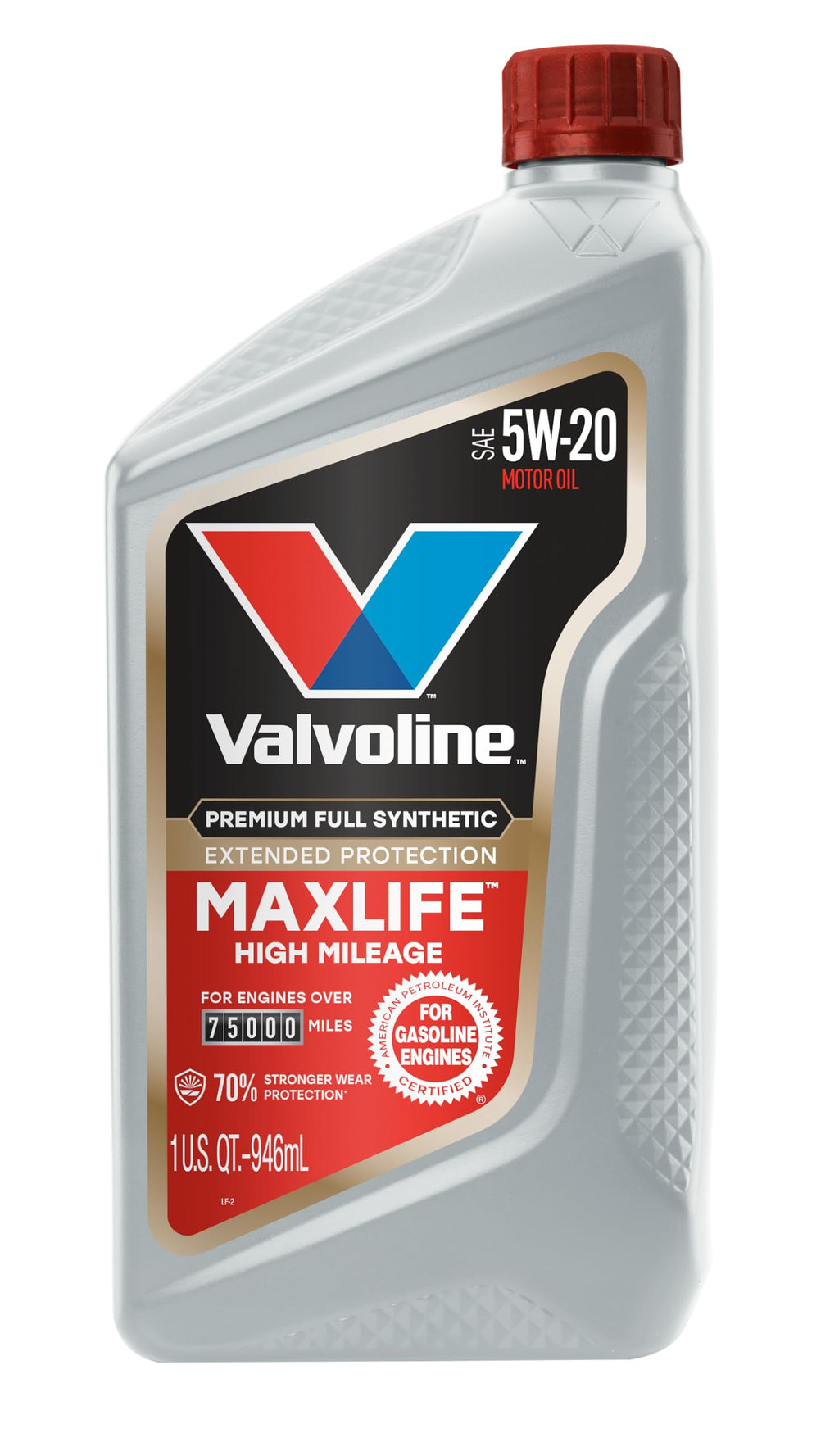 5W-20 Full Synthetic High Mileage Motor Oil 1 Quart L623
