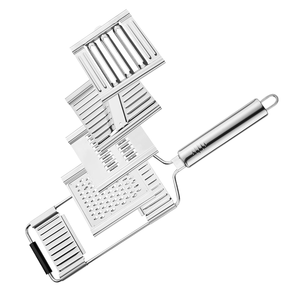 4 in 1 Stainless Steel Vegetable Chopper Grater and Slicer Set C7378