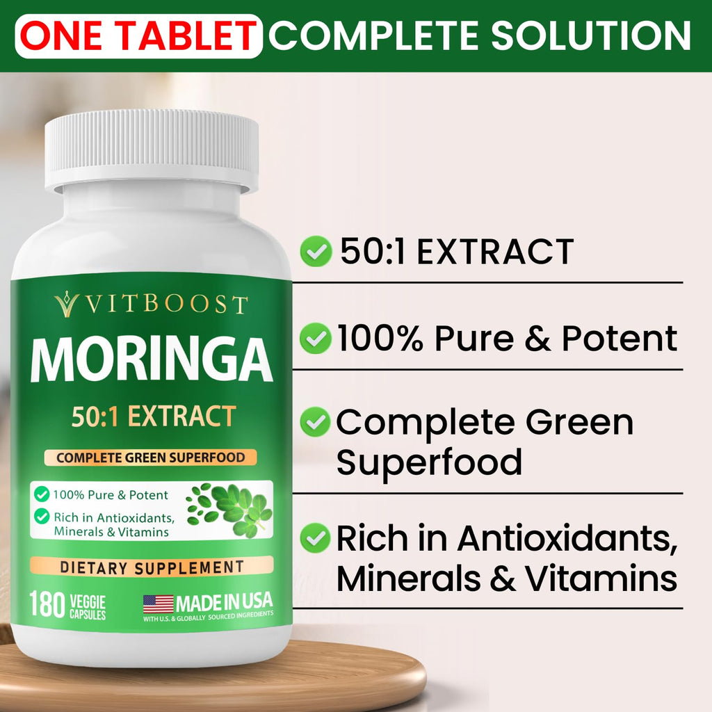 Moringa Oleifera Extract Capsules 400mg Q1109