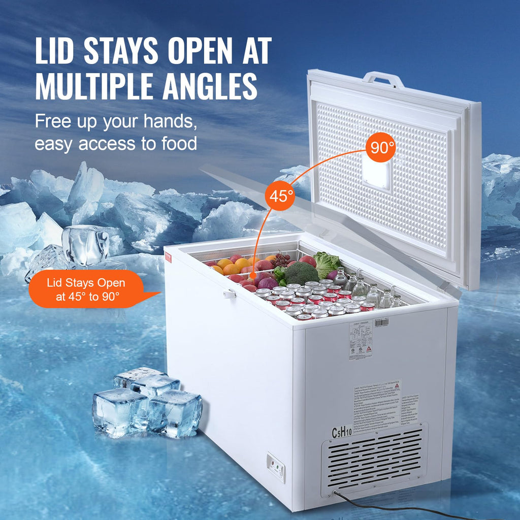 12.8 Cu.ft Chest Freezer with 4 Removable Baskets C139616