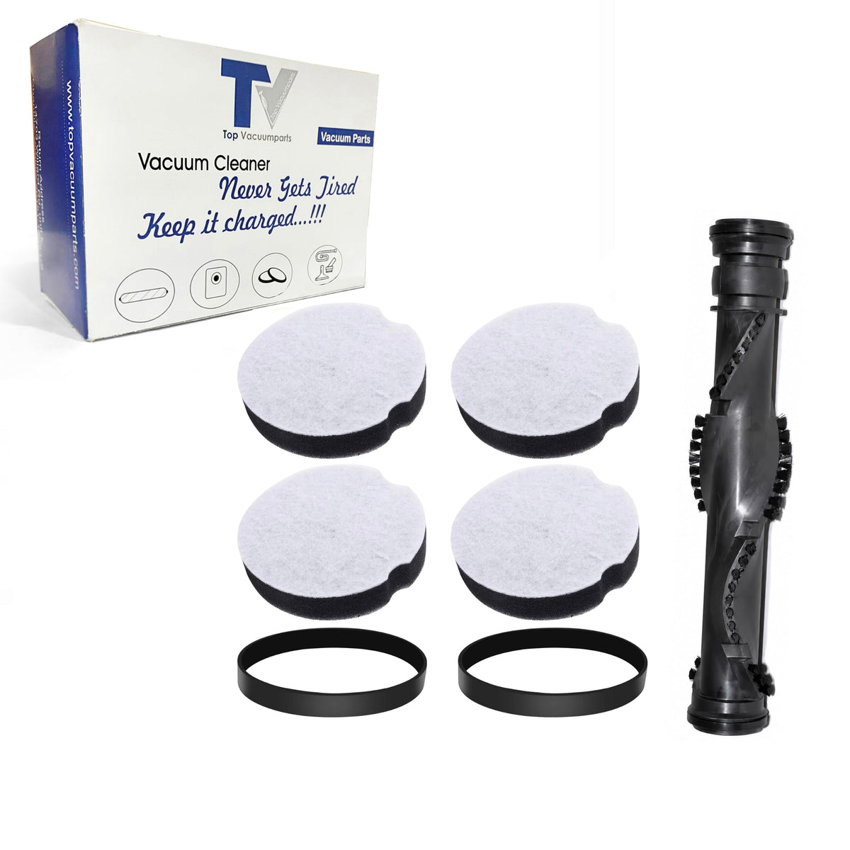 Filter, Belt and Brushroll Kit Replacement for Bissell Cleanview Compact Turbo Vacuum I26037