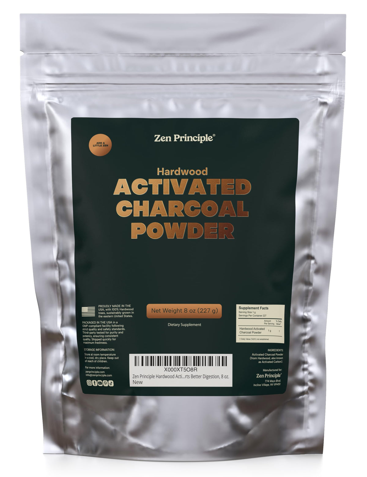 Activated Charcoal Powder 8 oz U270235