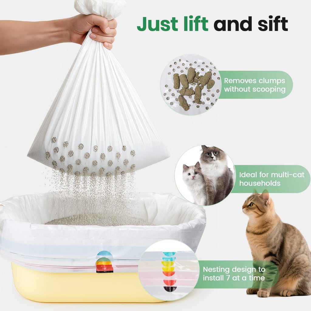 Heavy Duty Thickened Litter Box Liners 14 Pack W781