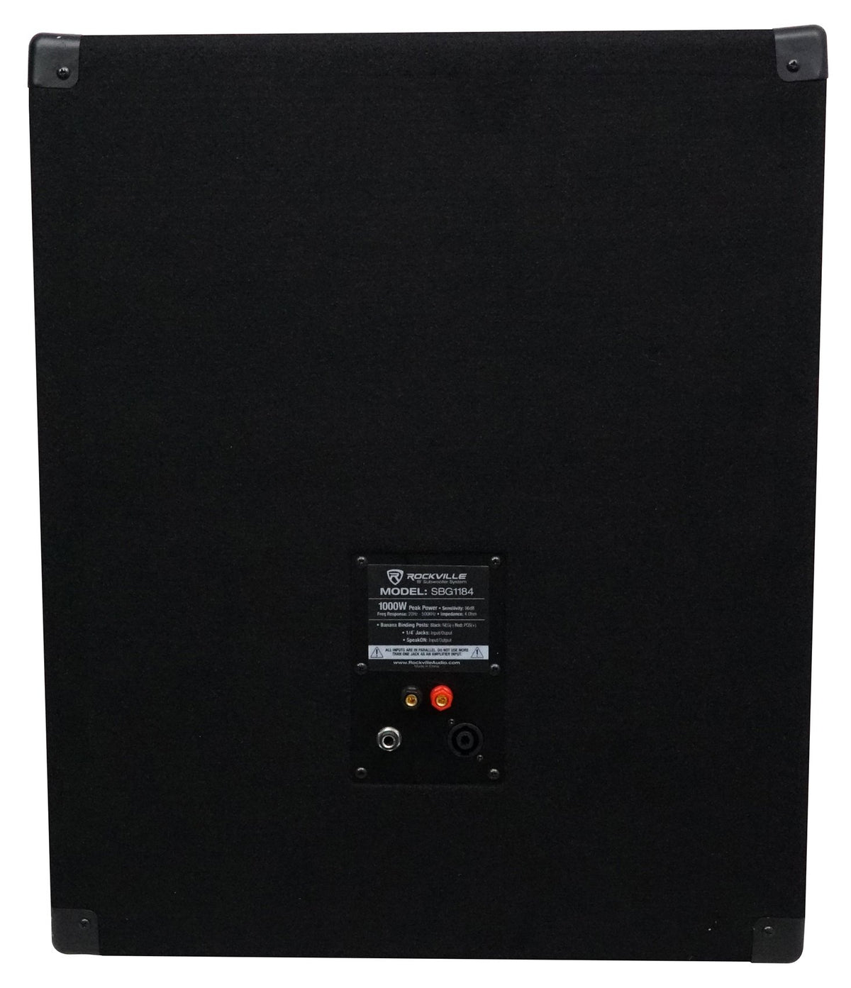 18" Passive DJ Subwoofer 4 Ohm MDF I192