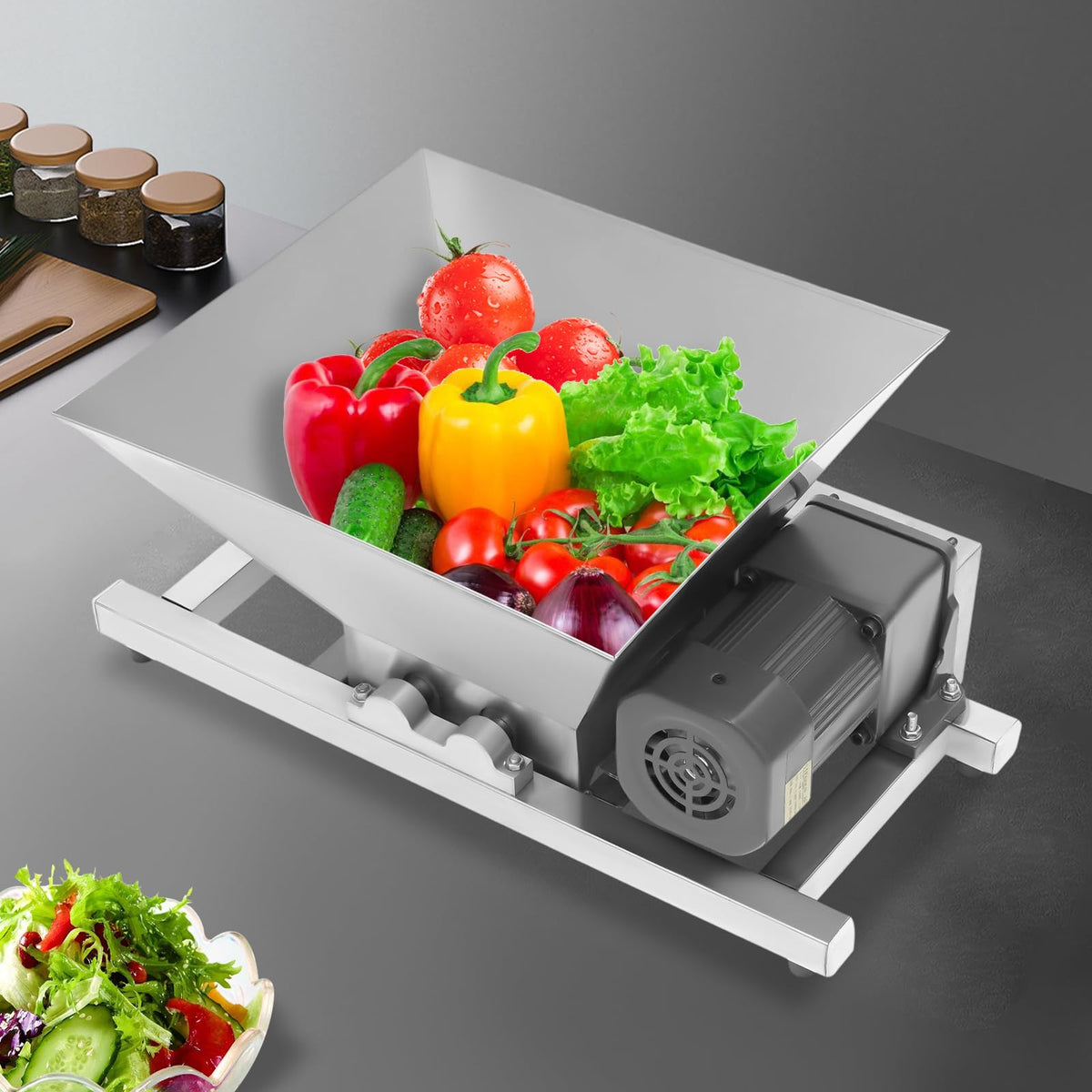 60W Stainless Steel 4L Fruit Crusher W299303