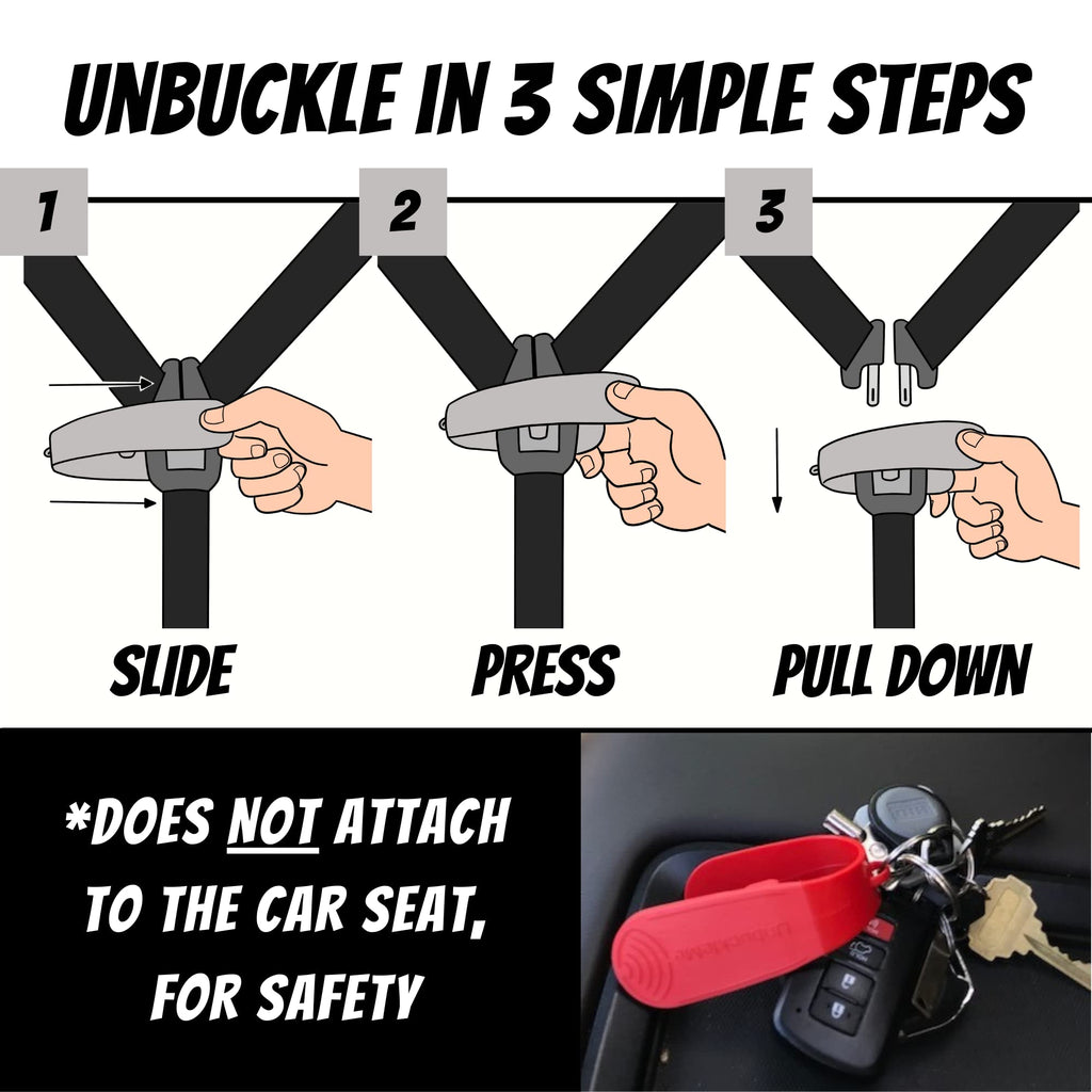 Car Seat Buckle Release Tool Gray N14389