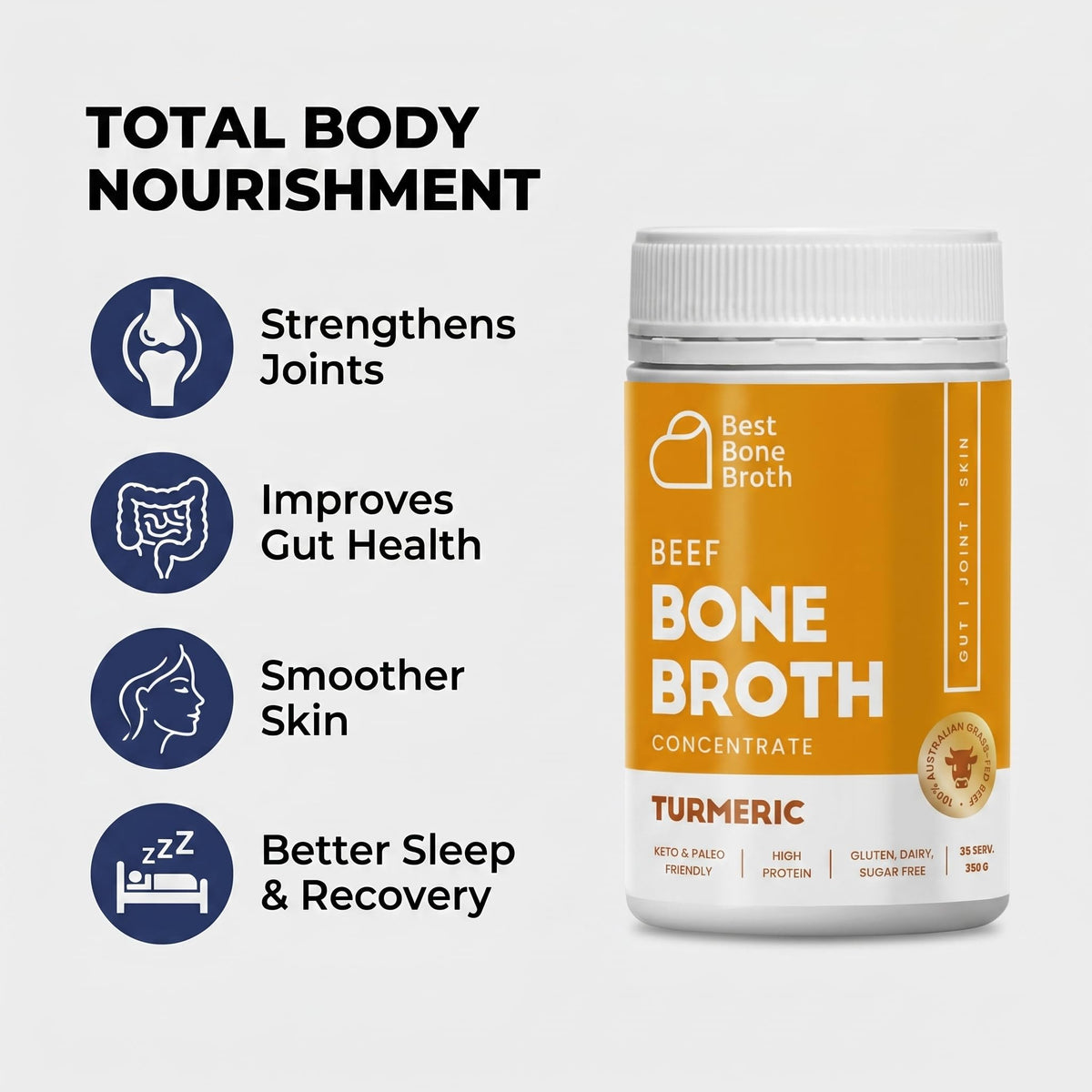 Grass Fed Beef Bone Broth Concentrate B4618