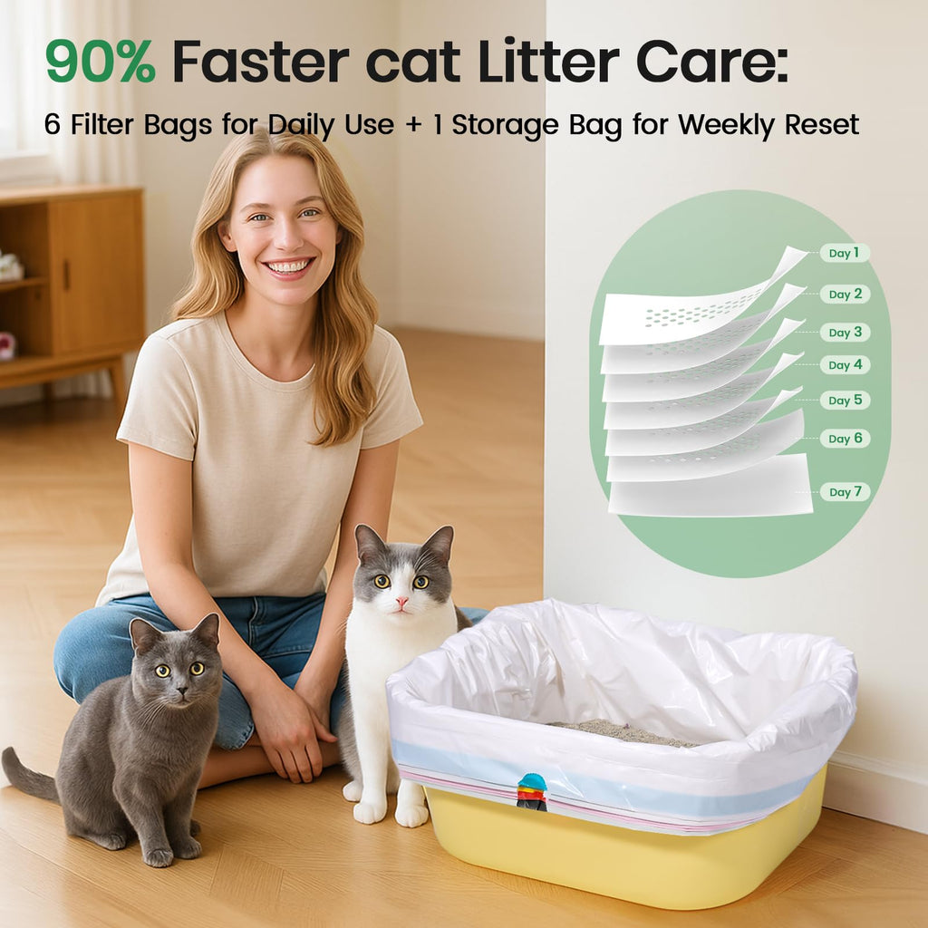 Heavy Duty Thickened Litter Box Liners 14 Pack W781