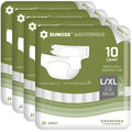 Adult Diapers with Tabs, L/XL, White, 40 Count U29193