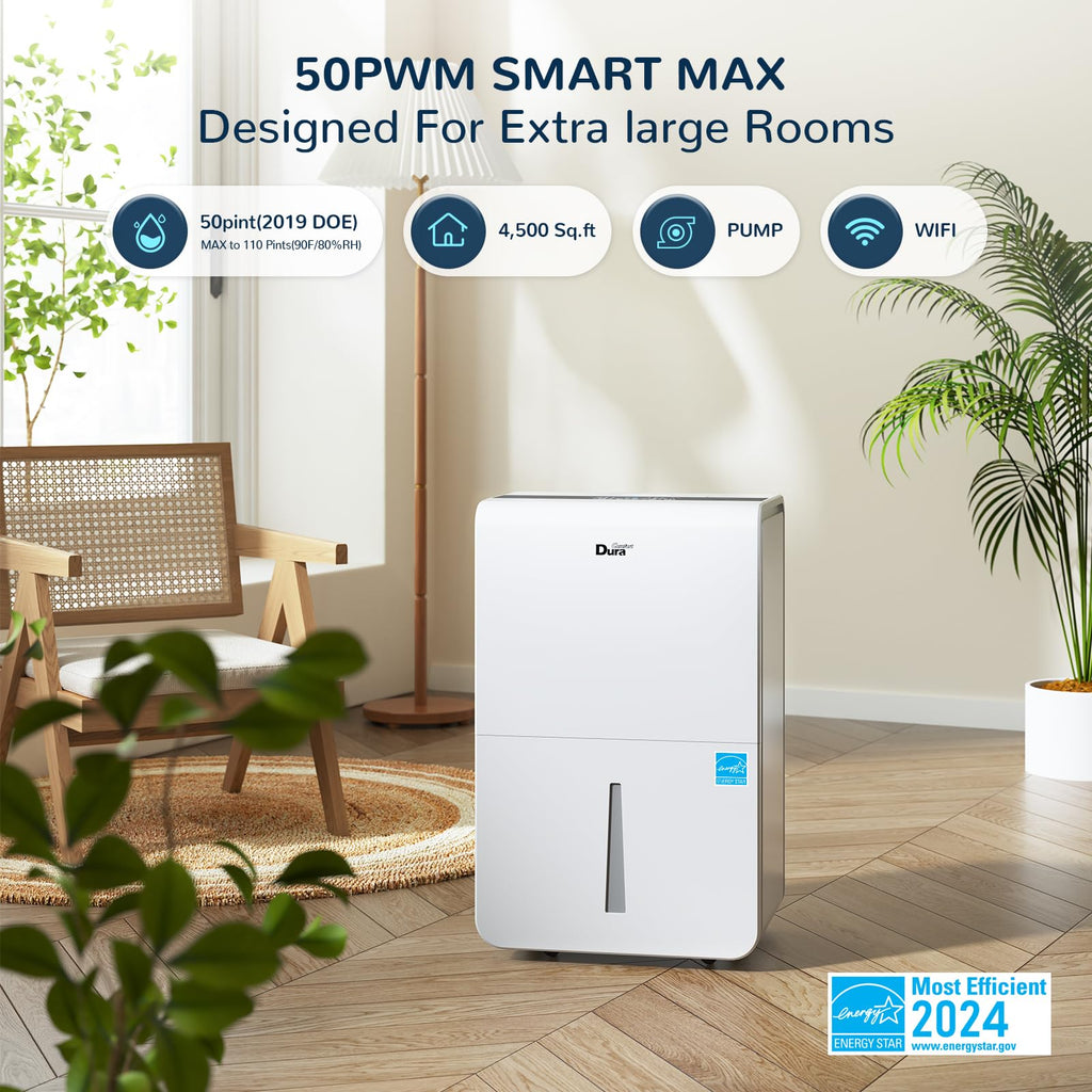 50 Pint Smart Dehumidifier with Pump R4295