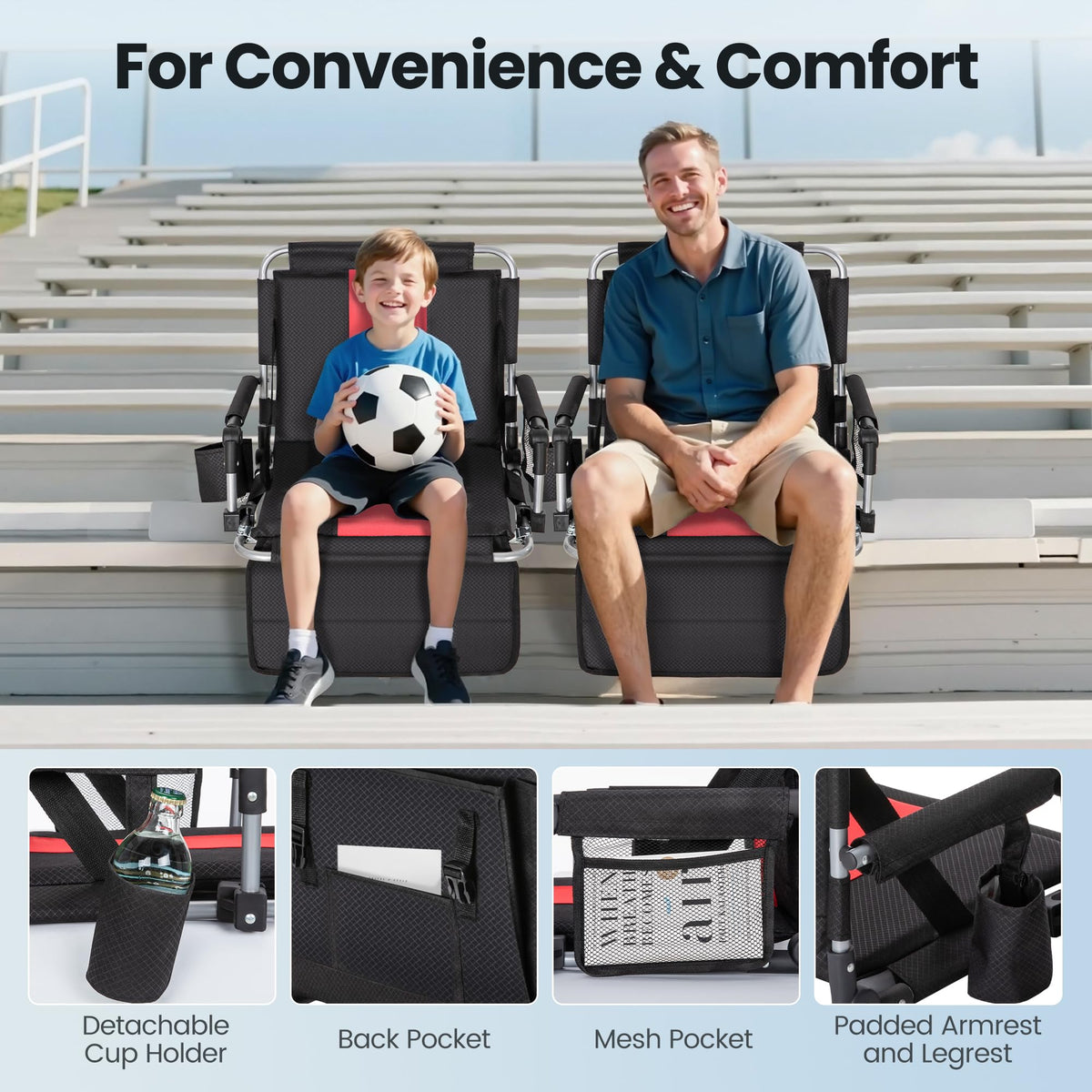 Stadium Seats with Back Support L282642