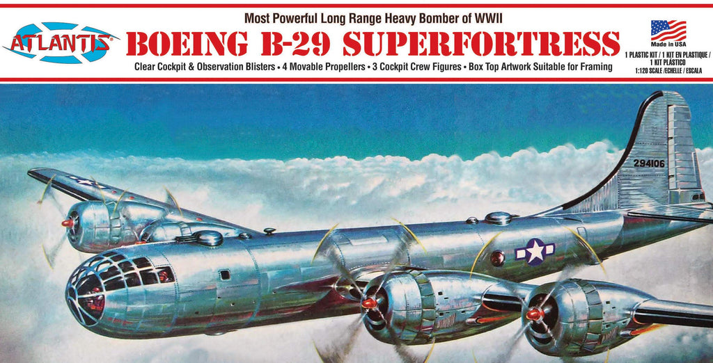 1:120 Scale WWII Bomber Plastic Model Kit X575