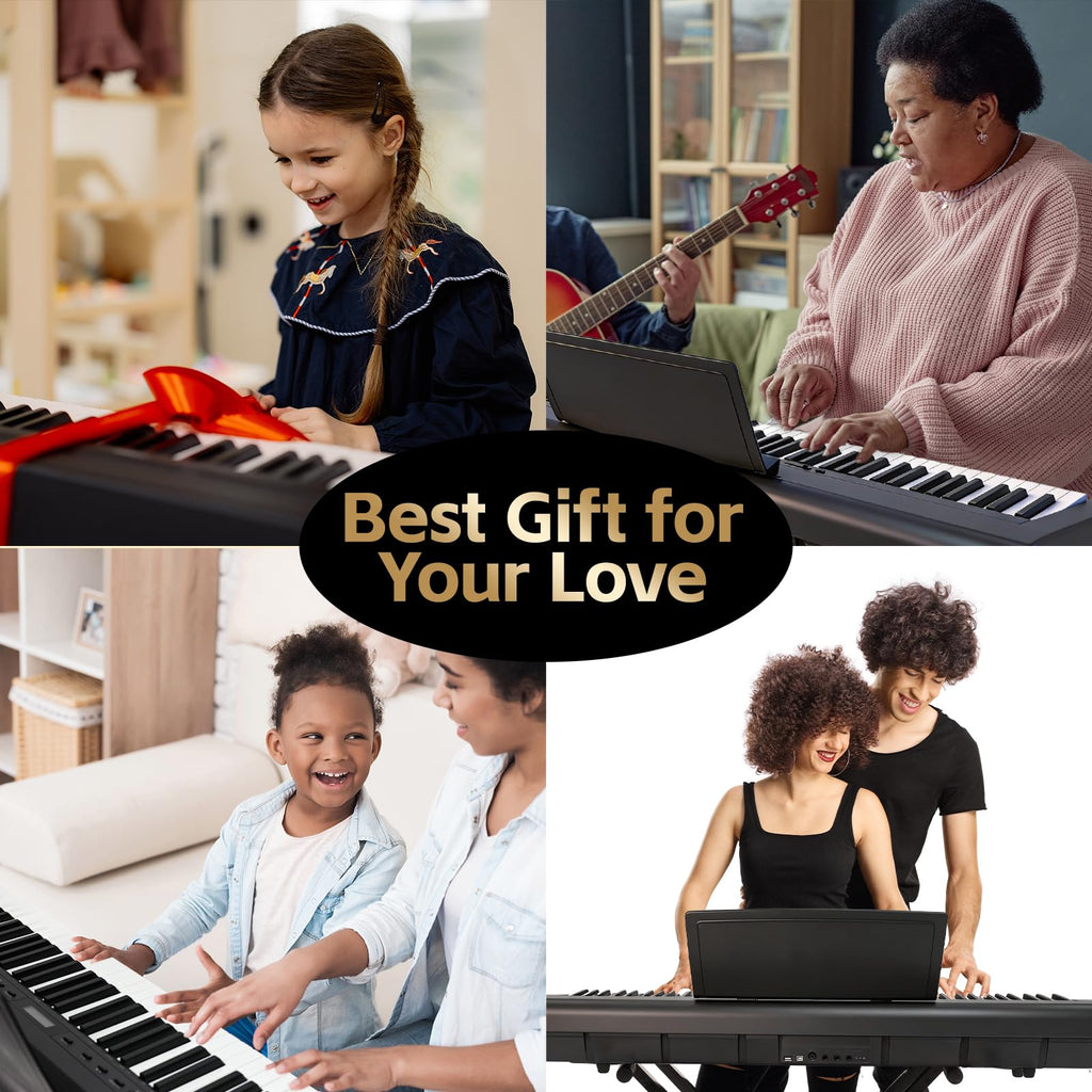 88 Key Weighted Digital Piano with Graded Hammer Action D42027