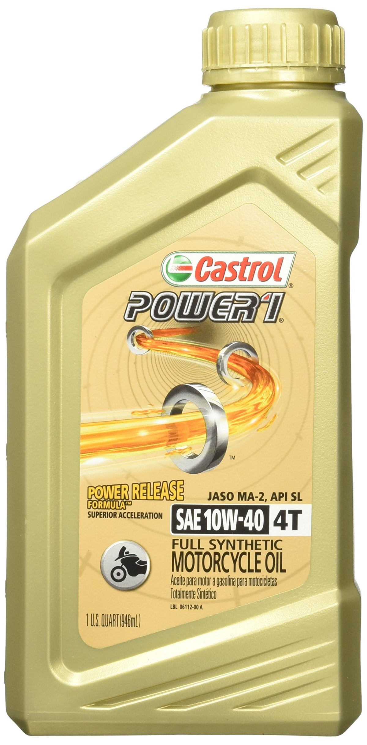 10W-40 Full Synthetic Motorcycle Oil P539