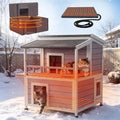Large 2 Story Heated Cat House W838731