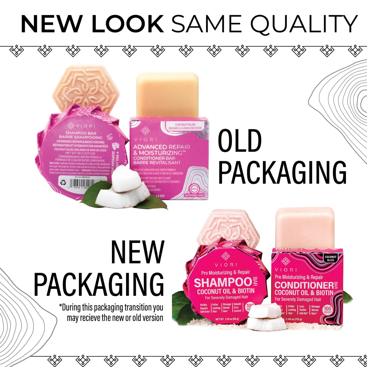 Coconut Repair Shampoo & Conditioner Set J8614