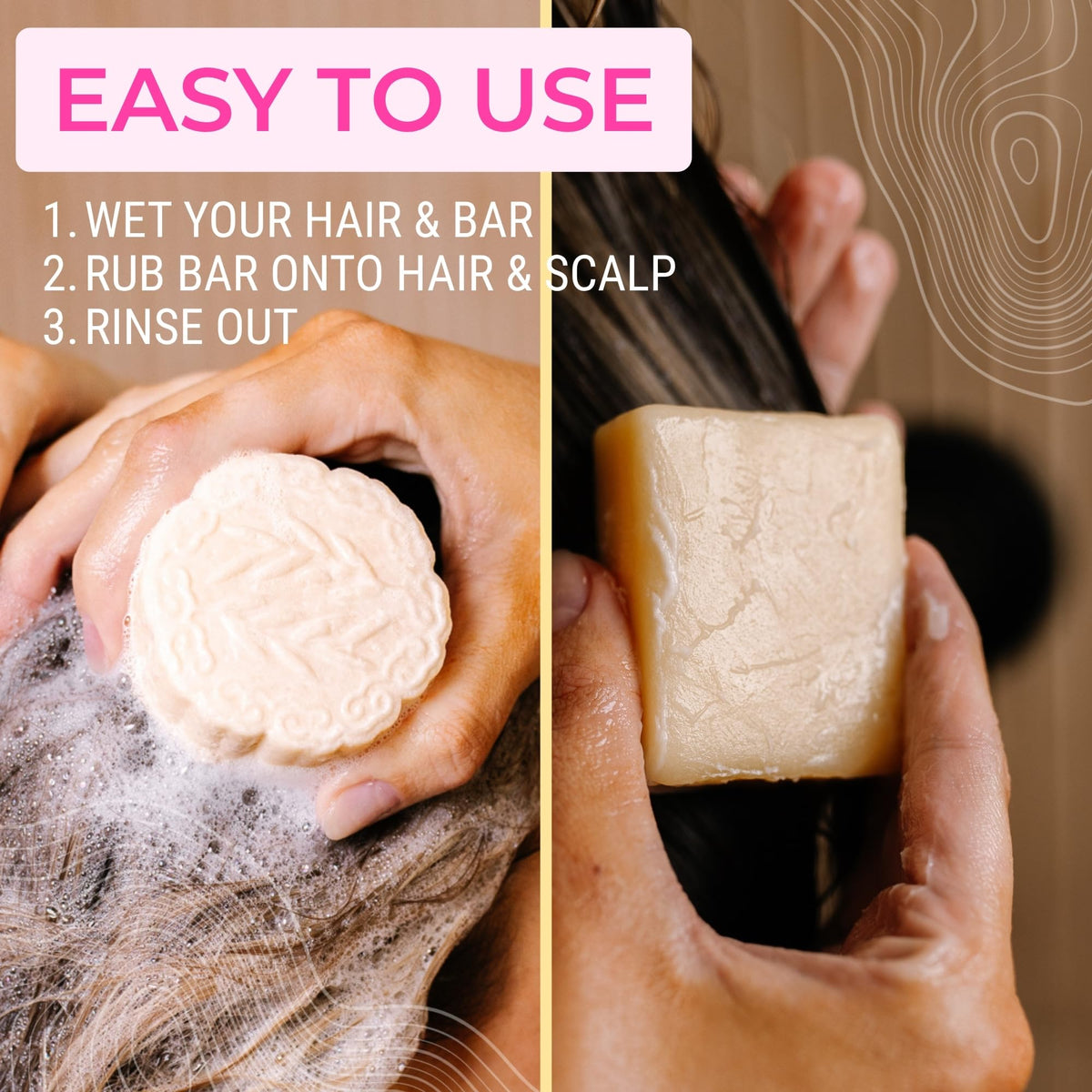 Coconut Repair Shampoo & Conditioner Set J8614