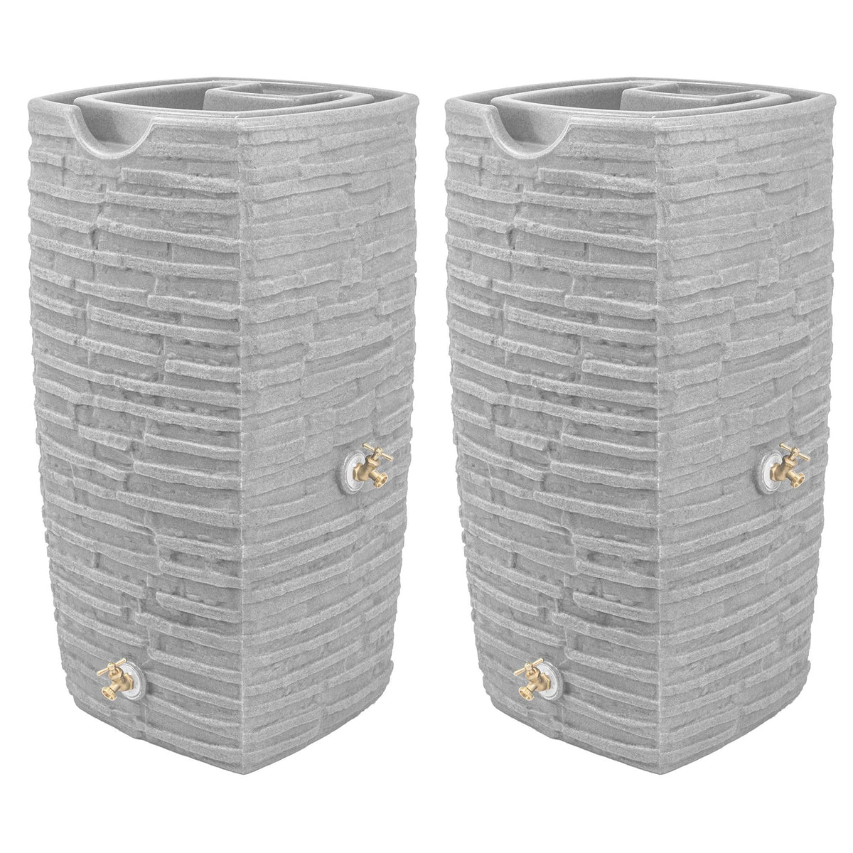 Rain Water Collection Barrel, 2 Pack X649856