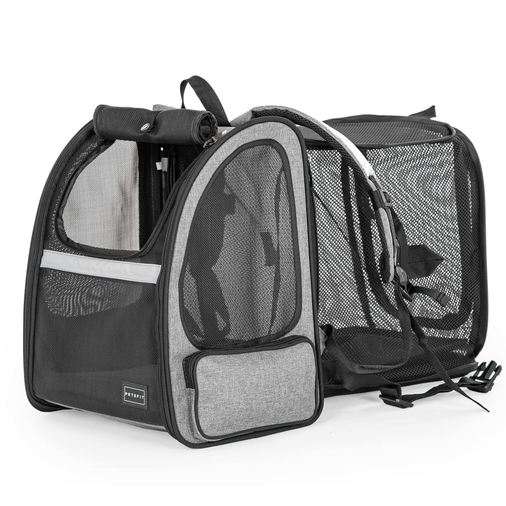 Dog Backpack Carrier with Fleece Mat F40151
