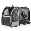 Dog Backpack Carrier with Fleece Mat F40151