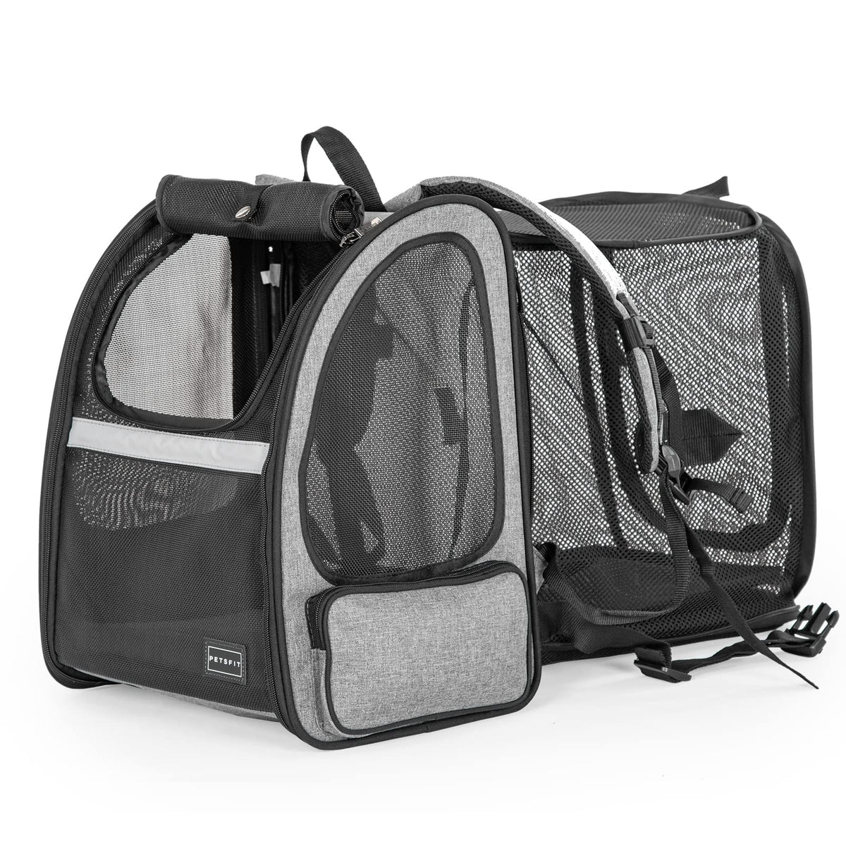 Dog Backpack Carrier with Fleece Mat F40151