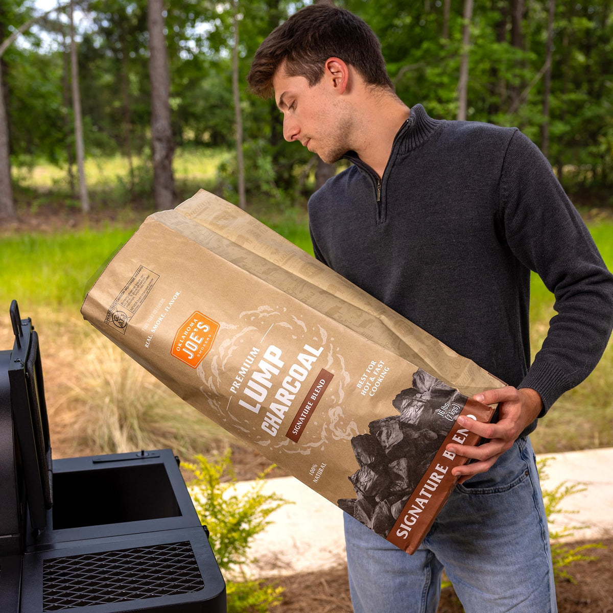Hardwood Lump Charcoal 8.8 lb Bag O204