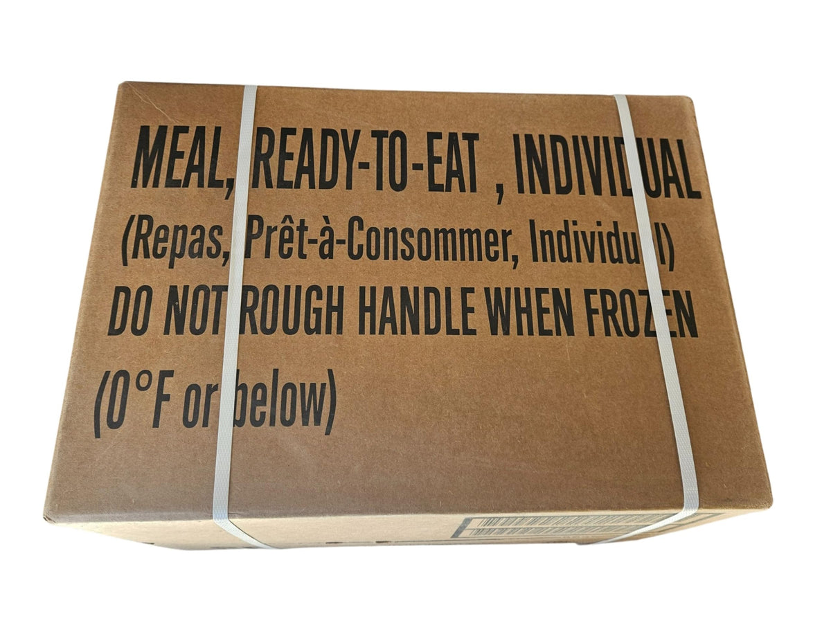 MRE Meal Ready to Eat with Entree Snacks Dessert Drink Mix Utensils Condiments Q7544