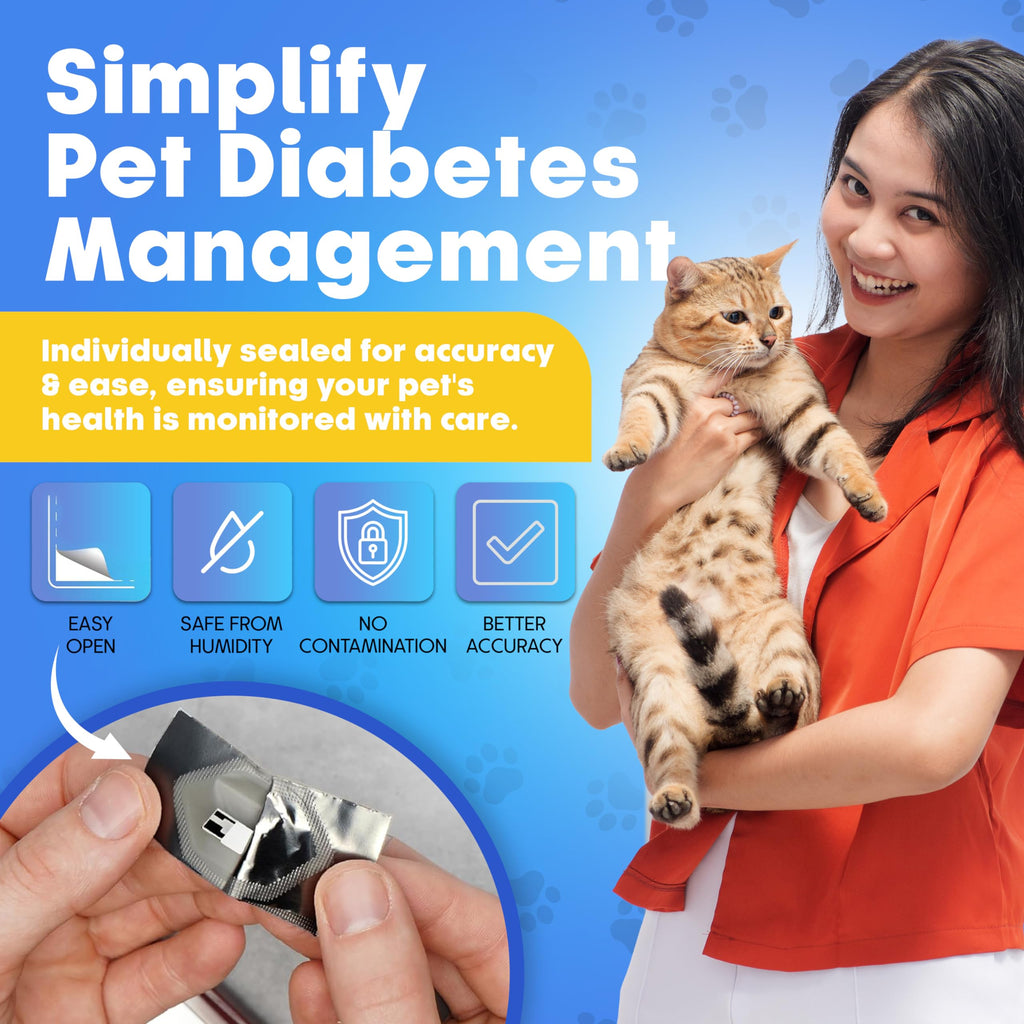 Blood Glucose 50 Test Strips for Dogs & Cats U950869