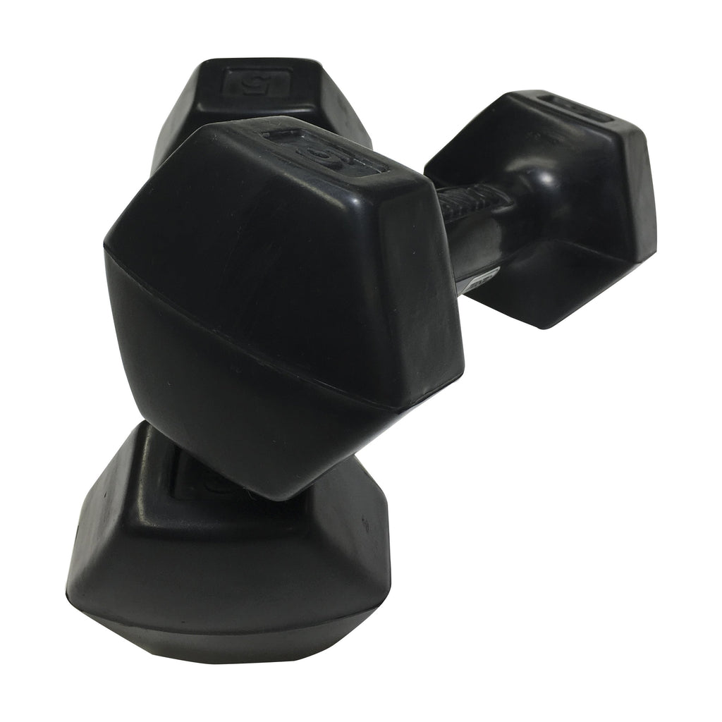 5 lbs Rubber Dumbbells Pair D224