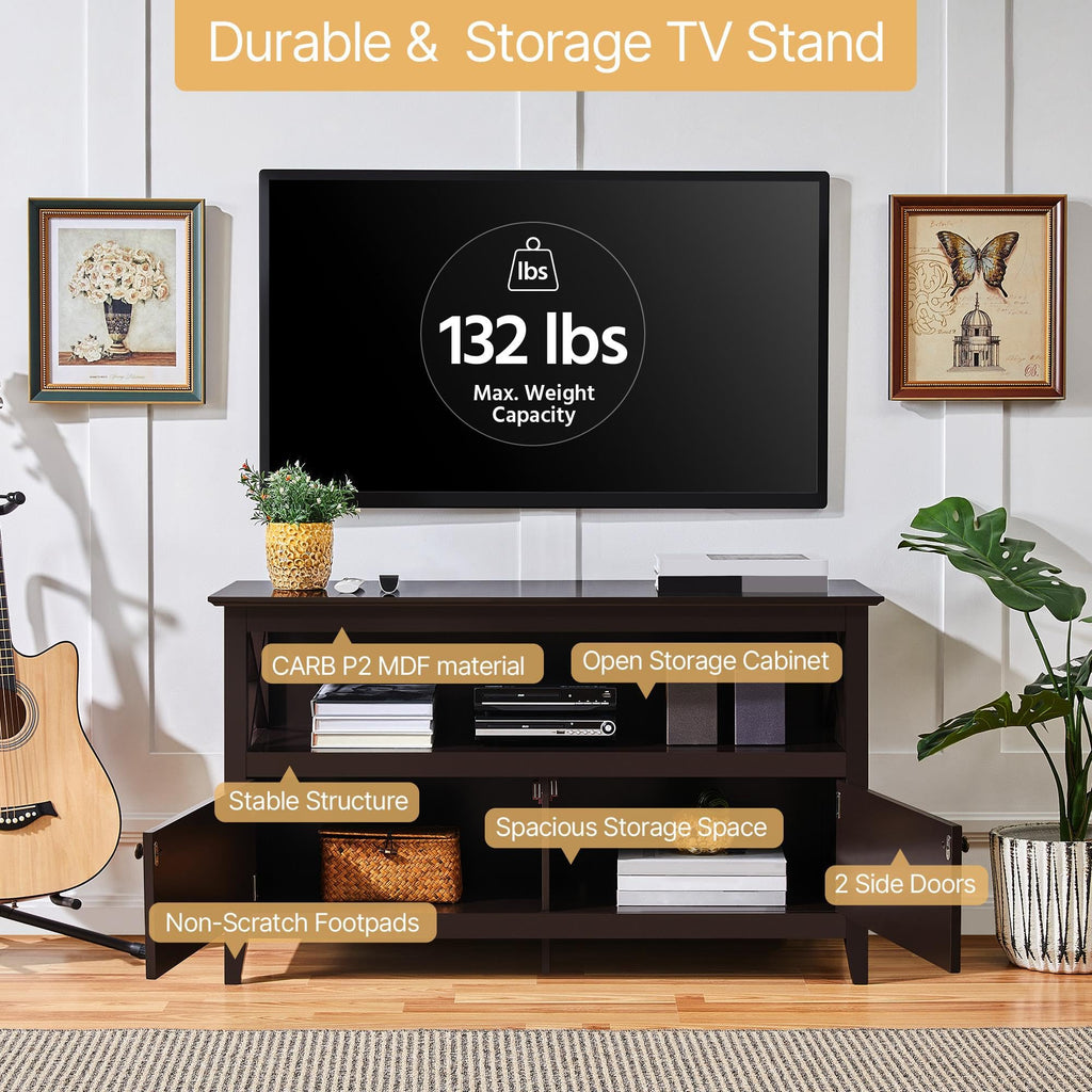 42in TV Stand with Storage V72917