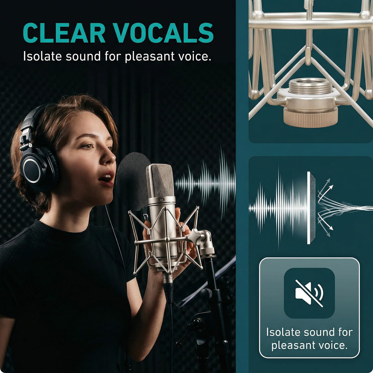 Anti Vibration Microphone Shock Mount G8635